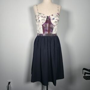 RACHEL Rachel Roy Cream and Pink Dress Sz 4 NEW